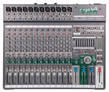 Main Image VGM14 14-Channel Mixer with Effects and USB