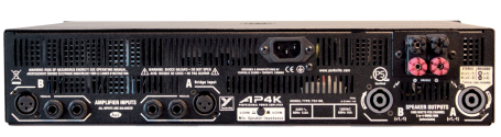  image 4 AP4K 2-Channel 1800 W Power Amplifier
