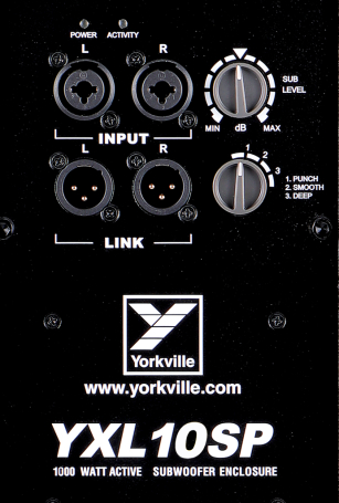 image 5 YXL10SP YXL 10” Powered Subwoofer