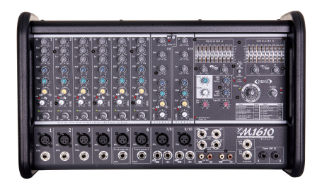 image 1 M1610-2 Dual 800 W Powered Mixer