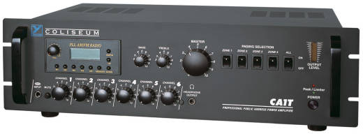 image 1 CA1T 6 Channel 70V Installation Amplifier w/Tuner