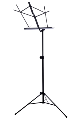 image 1 BS-107B Folding Music Stand - Black