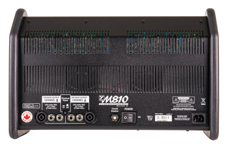  image 3 M810-2 Dual 400 W Powered Mixer