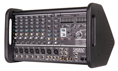  image 2 M810-2 Dual 400 W Powered Mixer