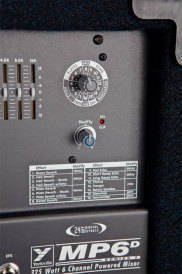  image 2 MP6D2 Micromix  6-Channel, 325-WATT Powered Mixer