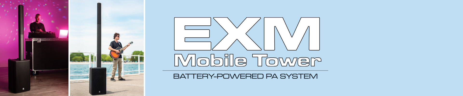 EXM Mobile Tower banner
